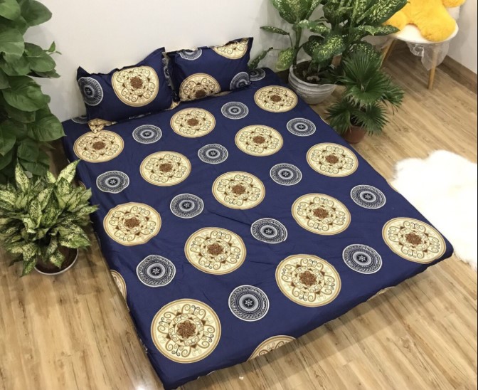 Bộ ga và 2 vỏ gối Mẫu CỜ MỸ