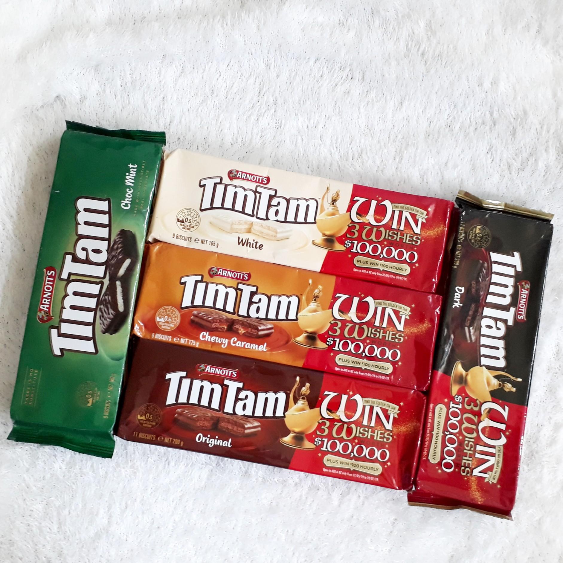 TIM TAM Úc vị sô cô la trắng White Chocolate 165g