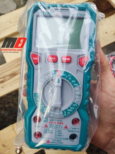 [HCM]Đồng hồ đo điện vạn năng 600A Total TMT47503