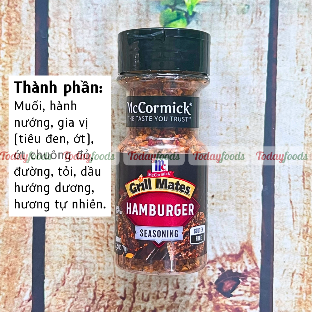 Gia Vị Ăn Kiêng McCormick Grill Mates – Hàng Nhập 100% Từ Mỹ | 0 Calo – Chuẩn Vị Nhà Hàng