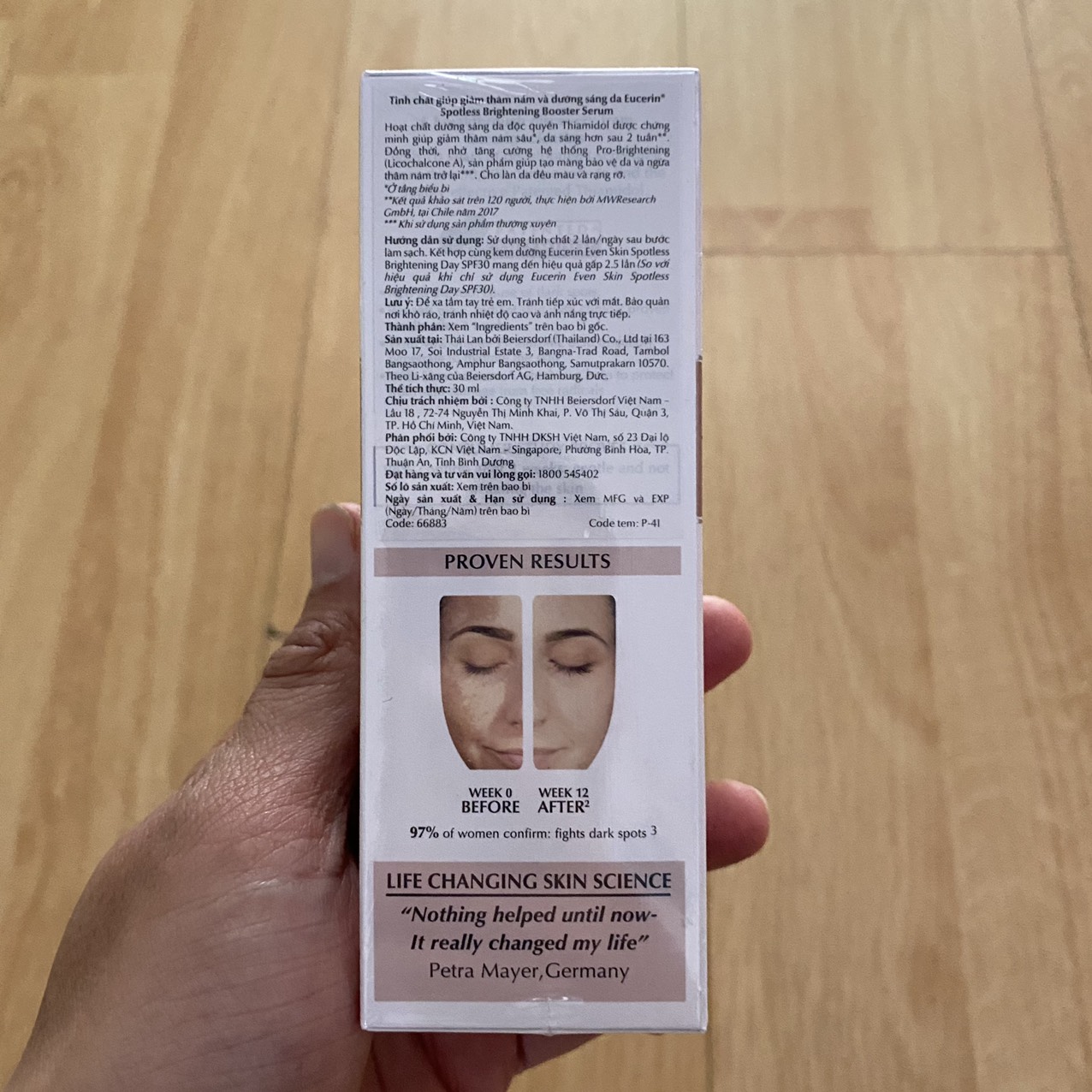 Tinh Chất Giảm Thâm Nám Và Dưỡng Trắng Da Eucerin Spotless Brightening Booster Serum 30ml
