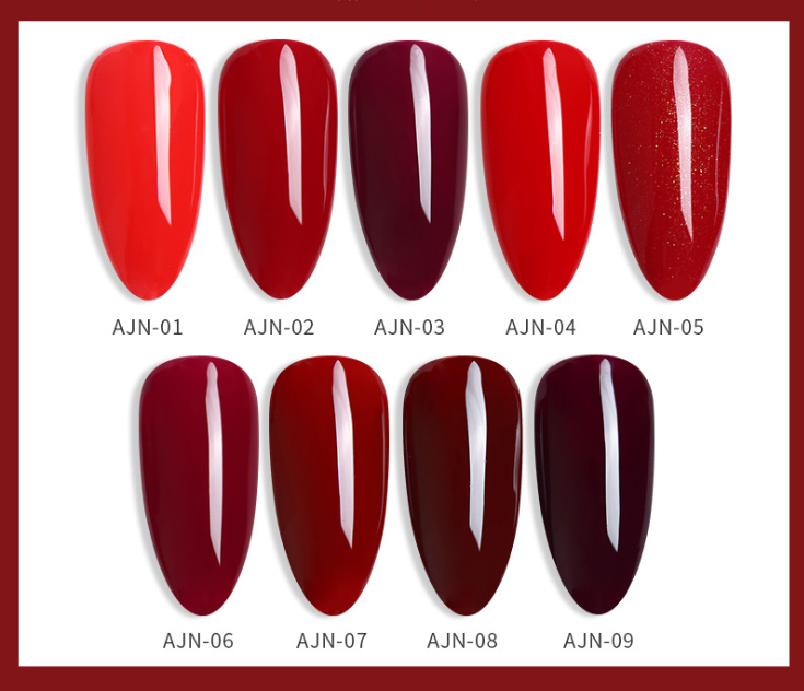 [HCM]Sơn gel AS red - Màu đỏ rượu mã AJN