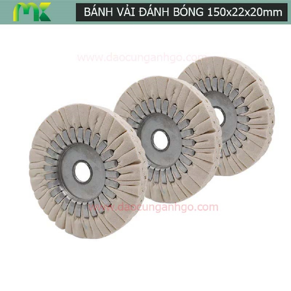 Bánh vải đánh bóng máy dán cạnh