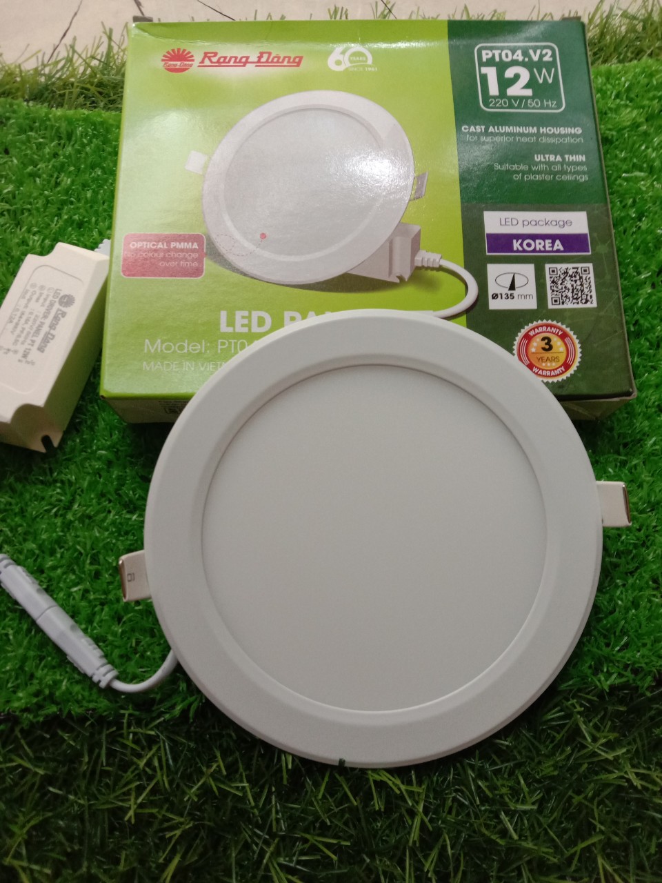 Đèn LED âm trần Rạng Đông 9w,12w(PT04.V2)