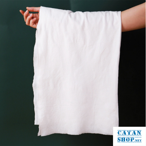 01 Khăn Tắm Viên Nén Du Lịch Túi Đỏ (70x140cm) Dùng Một Lần, Khăn Tắm Cotton Tiện Lợi, Đa Năng Thấm Nước Tốt GD650-KDo-140