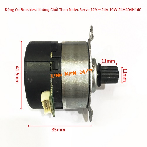 Động cơ brushless không chổi than nidec servo 12v – 24v 10w 24h404h160