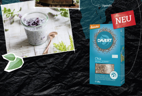 Hạt chia hữu cơ Davert ( 210g)