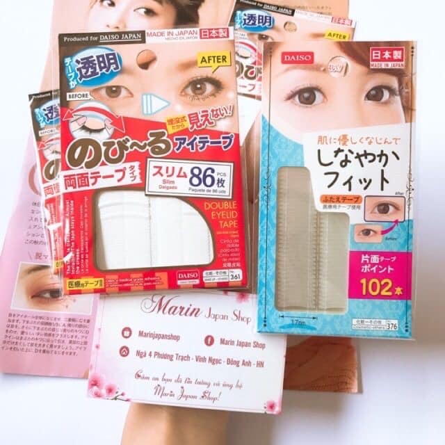 Miếng dán kích mí tàng hình nhật bản daiso