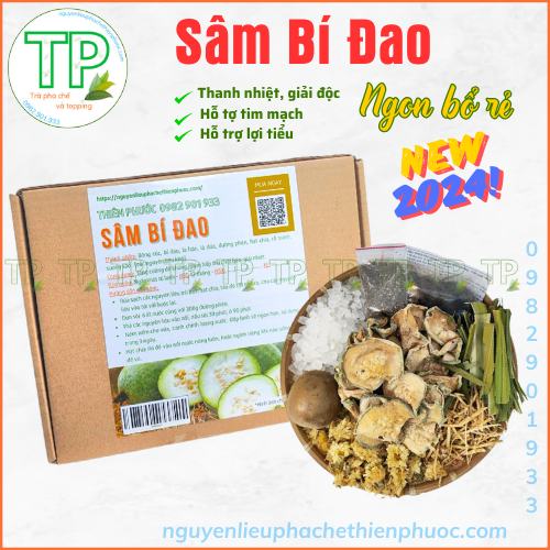 Sâm bí đao hạt chia Thiên Phước - Set nguyên liệu nấu 5 lít thơm ngon, giải nhiệt (shop còn mấy loại sâm nữa lận)