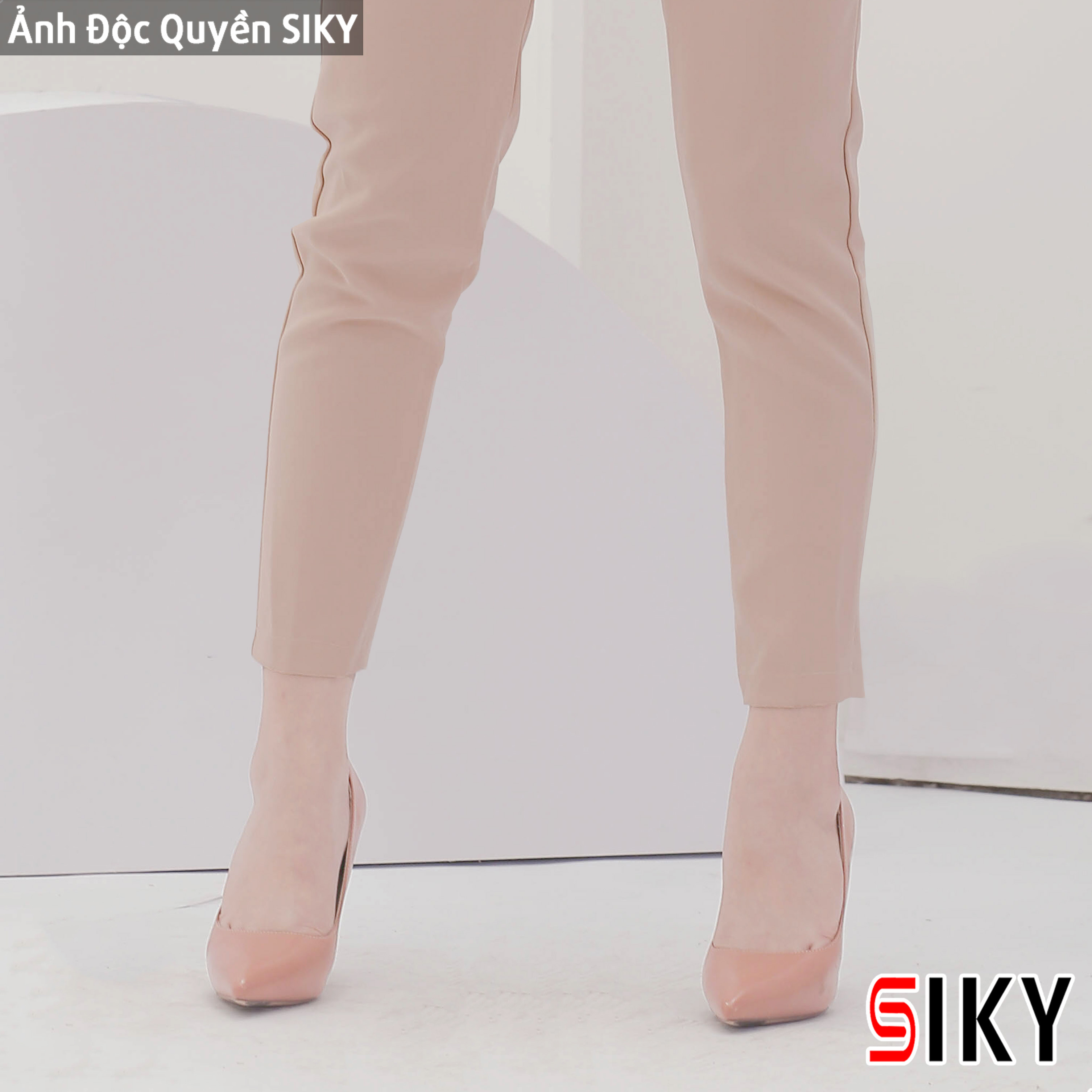 Quần baggy công sở nữ cạp bèo - SIKY - QBG