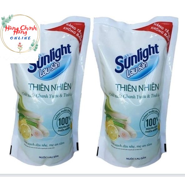 Combo 2 Túi Nước Lau Sàn Sunlight (550g x 2 túi)