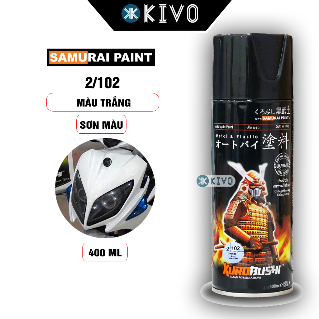 Painting samurai silver metallic luster, abrasive, gray cement genuine-spray paint for motorcycle Oto-paint white milk Kivo