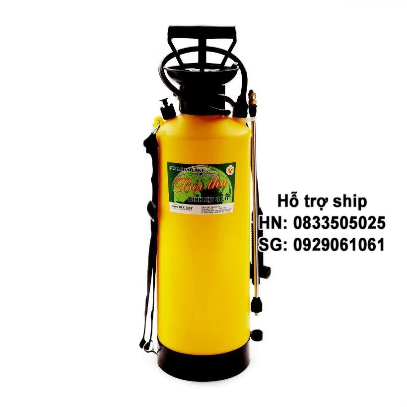 Hanpet - Bình phun sương bằng nhựa cao cấp (Bình 8 lít) - Bình bơm tay / Bình tưới cây cảnh, bình xịt phun sương,- HP10042LV
