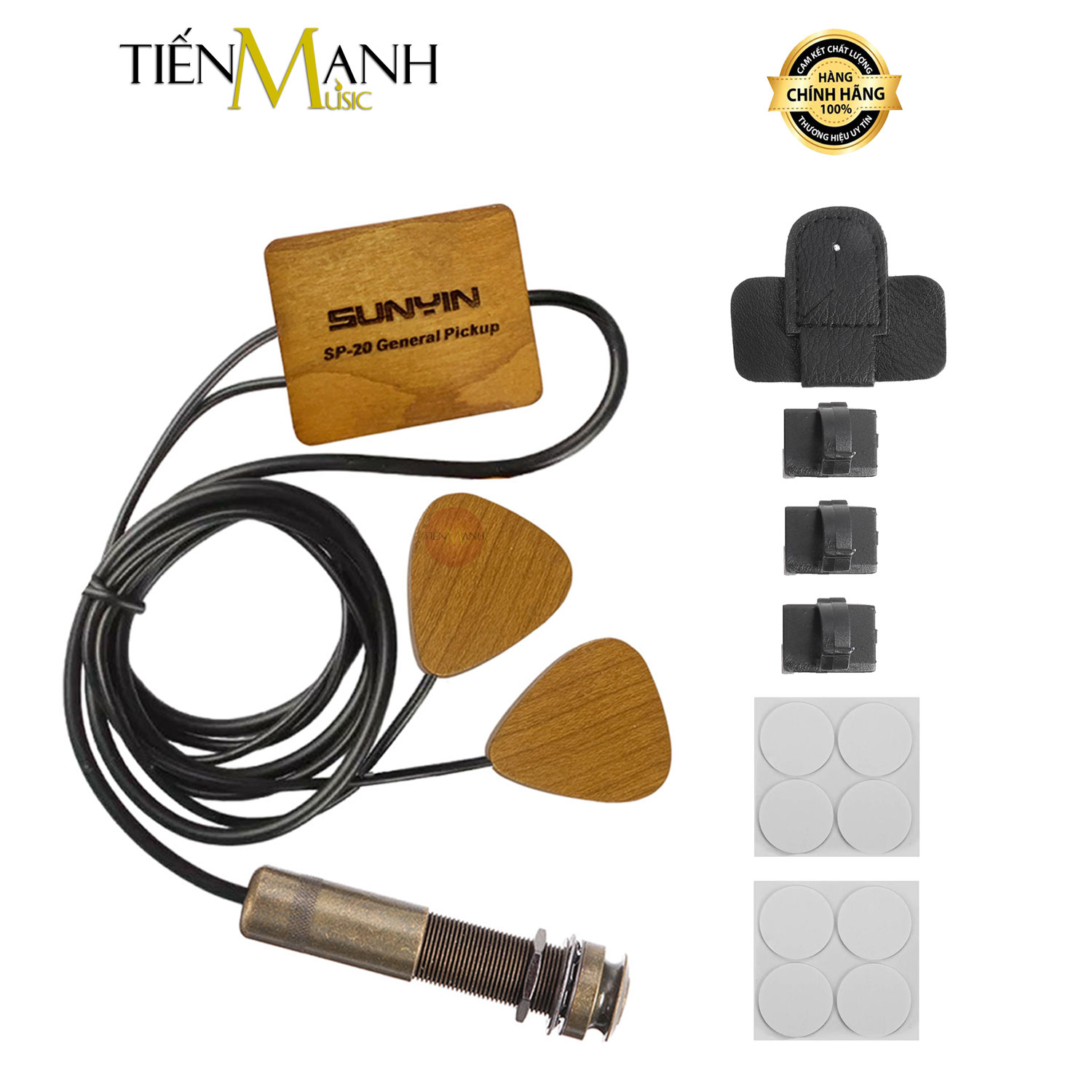 Pickup Nhạc Cụ 3 Đầu Thu Adeline AD86 - Bộ Thu Âm Thanh Cho Đàn Guitar