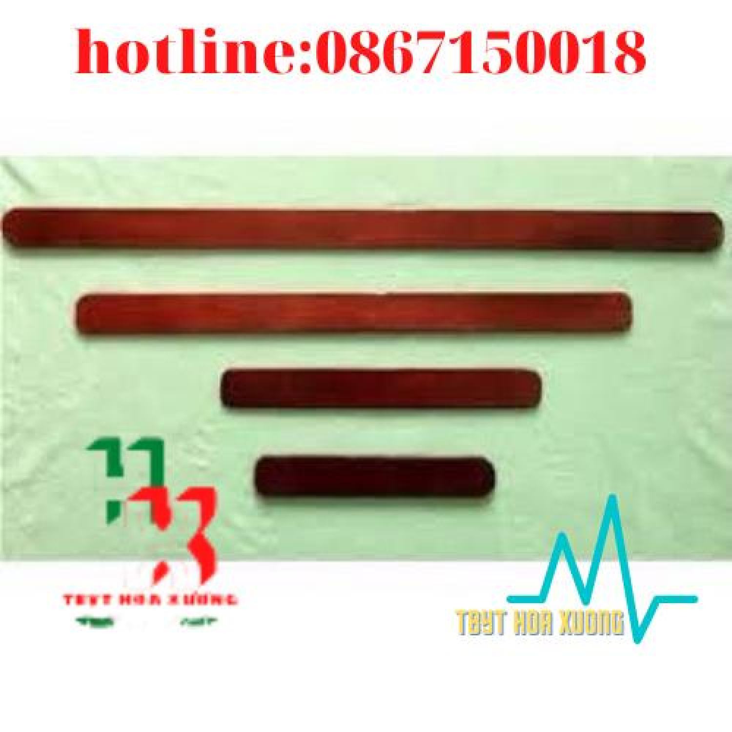 Bộ nẹp gỗ y tế sơ cứu dùng cho người lớn