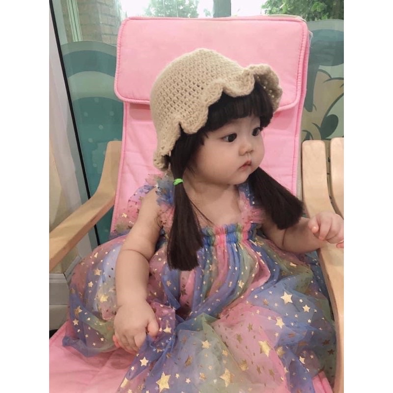 NÓN TÓC GIẢ CHO BÉ GÁI 🌸🎈