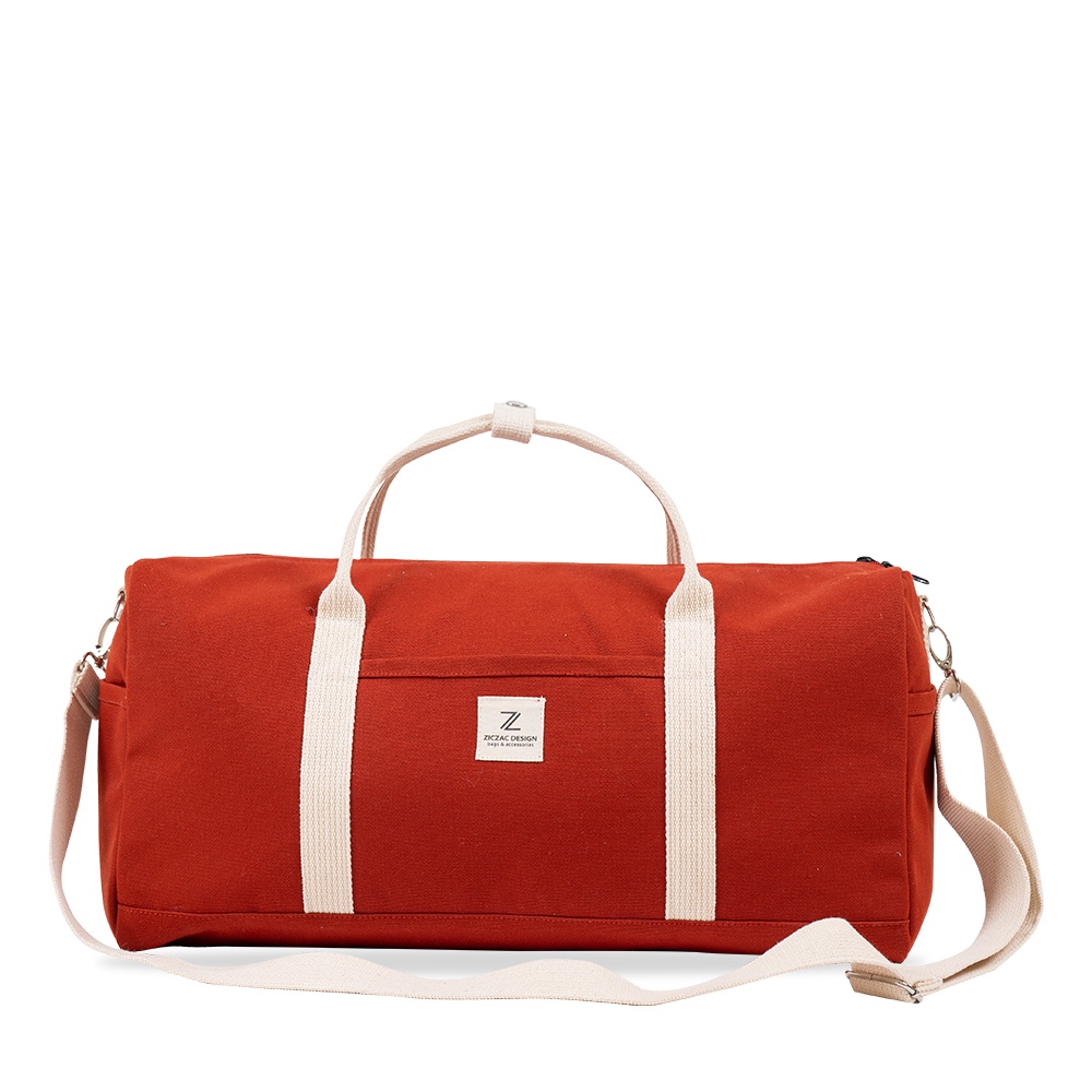 Túi du lịch Duffle vải canvas Ziczac Design