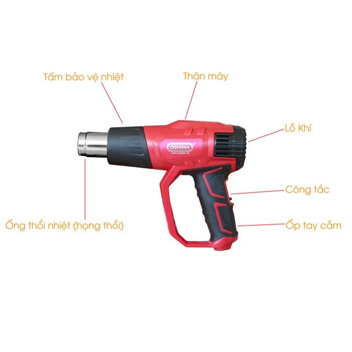 Máy thổi nhiệt Oshima MTN - 2000DT