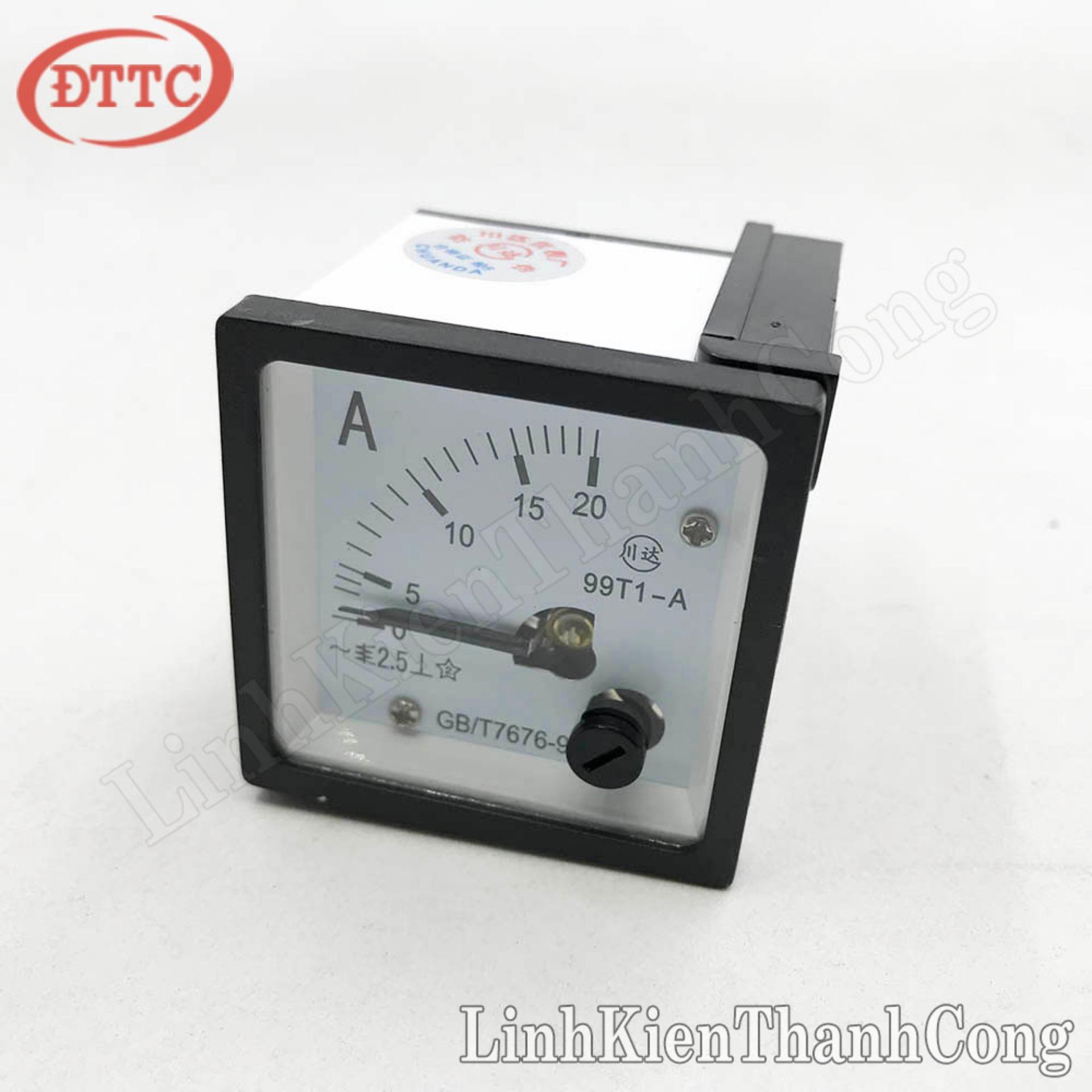 Ampe kế kim xoay chiều ac 99t1 20a