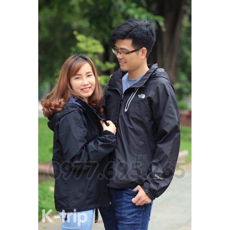 [ xả kho buôn VNXK]  Áo gió 2 lớp TNF vnxk