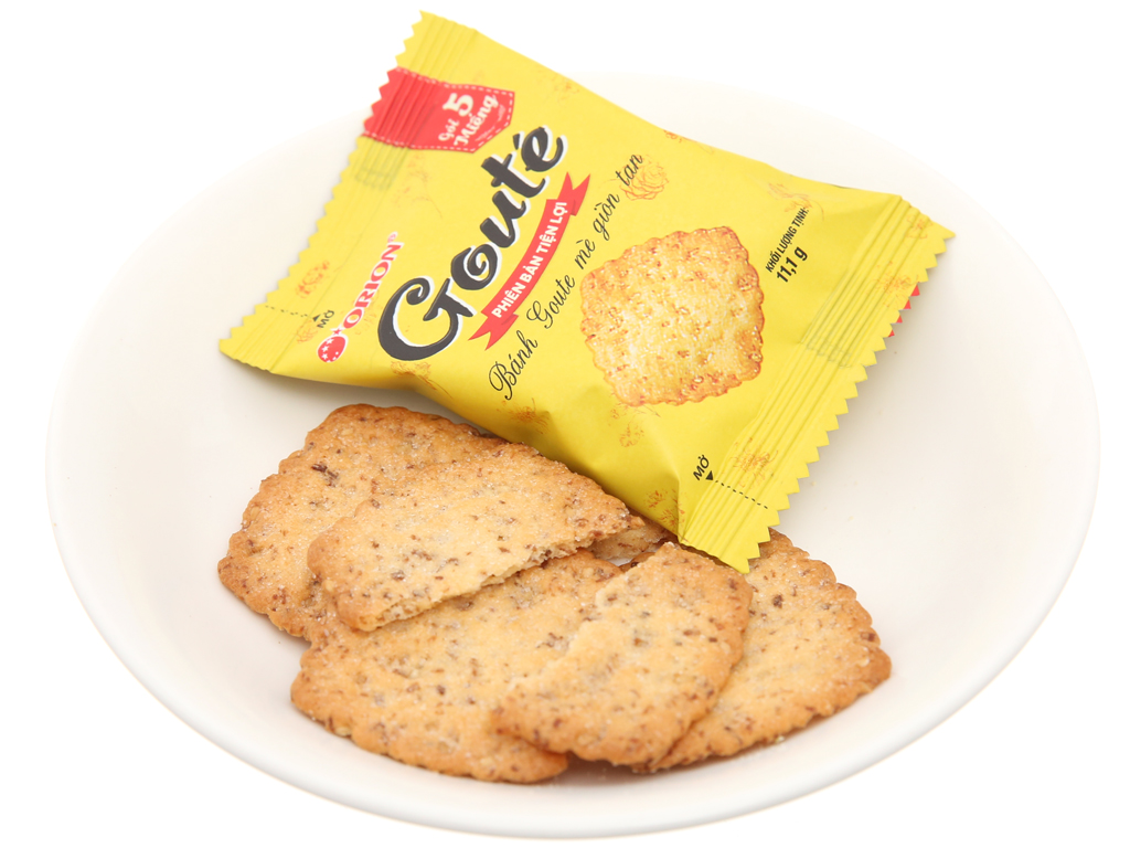 Bánh Goute / Goute Hạt Hộp 288G (Hộp 8 Gói x 36G)