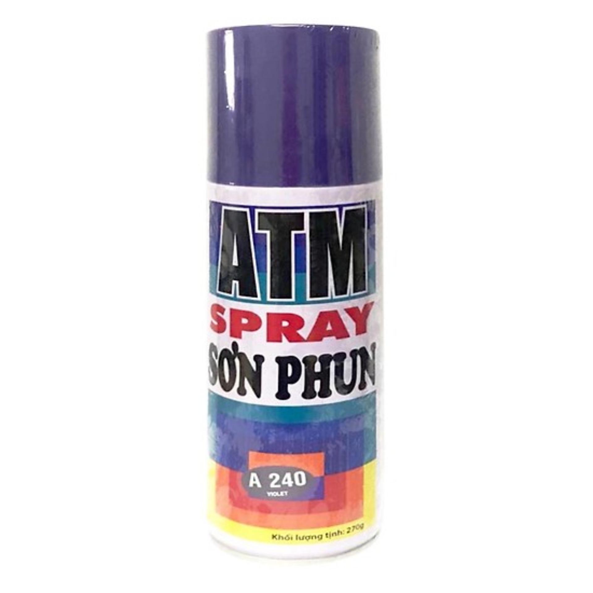 Bình xịt phun sơn A240 GreenNetworks (màu tím)