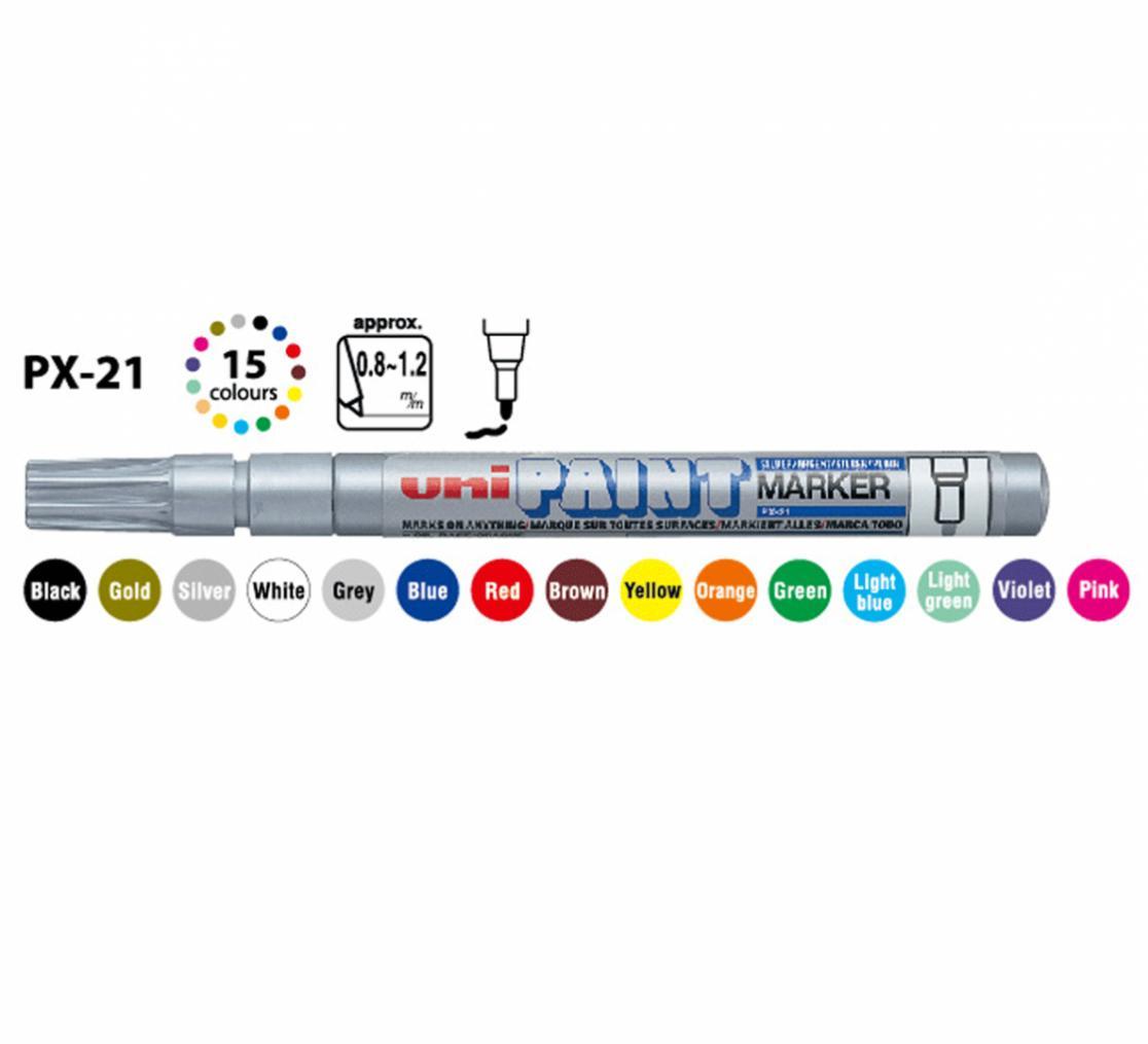 Bút sơn Uni Paint Marker PX21 nét 0.8-1,2mm