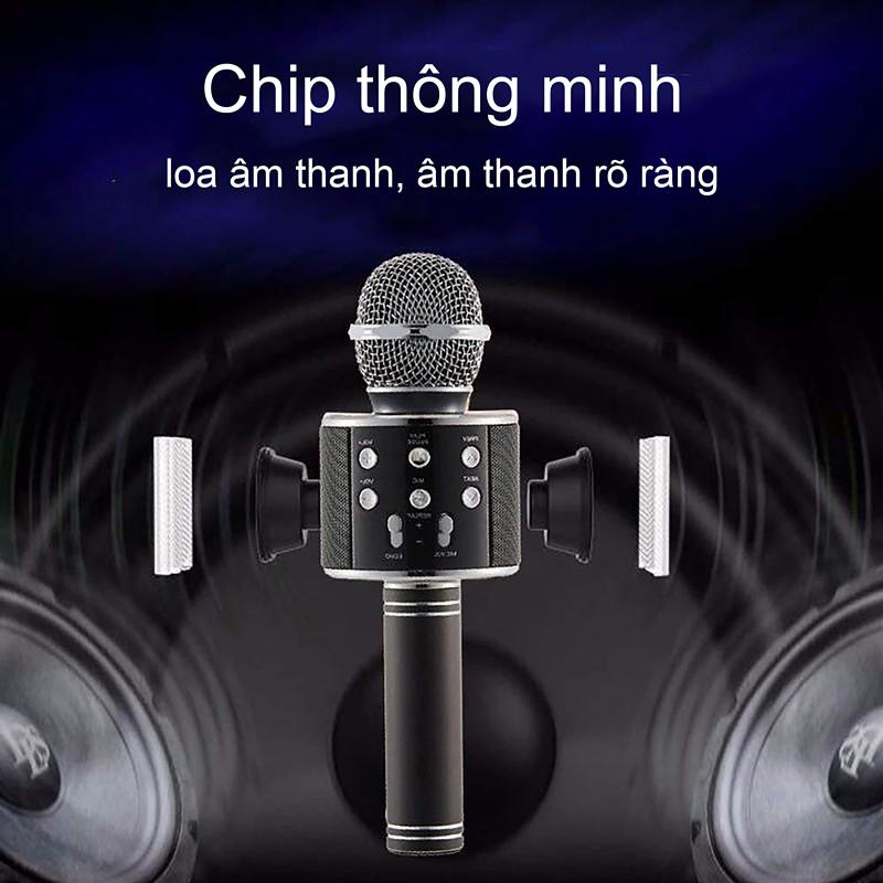 Mic Sing Karaoke Bluetooth Wireless Built-in speaker Echo Warm mini portable karaoke microphone mic sing on car mic best karaoke song