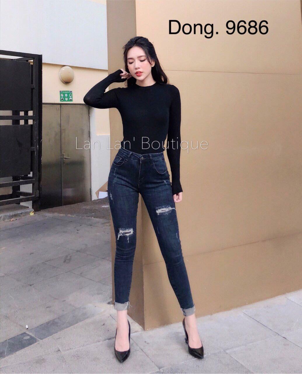 [HCM]QUẦN JEAN 9 TẤC BIG SIZE CO DÃN MẠNH LƯNG CAO 2467