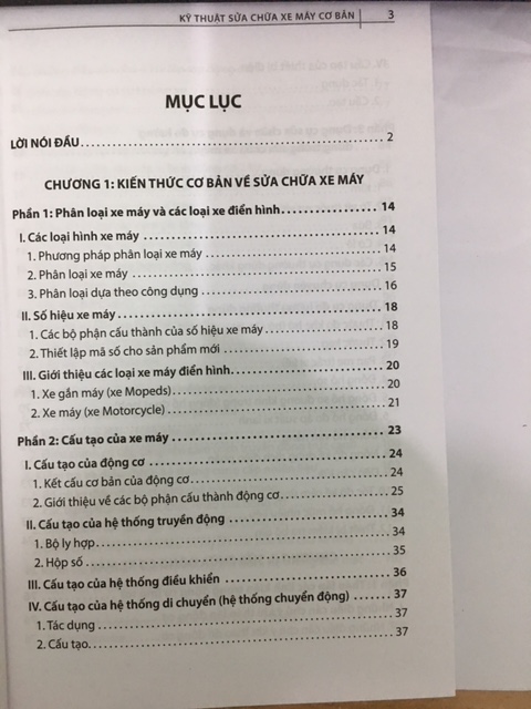 Kỹ Thuật Sửa Chữa Xe Máy Cơ Bản