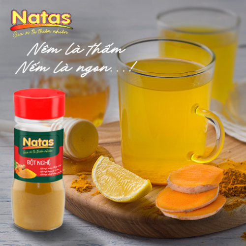 BỘT NGHỆ NATAS gia vị tiện dụng (hũ 40g)