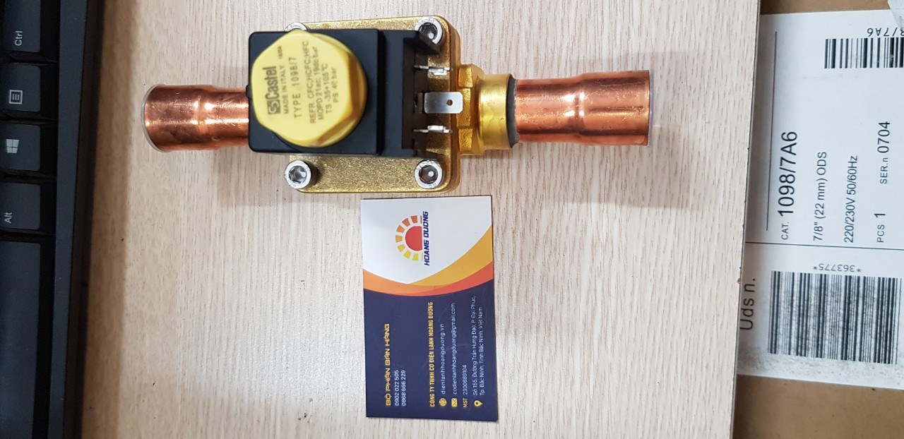 Van điện từ CASTEL  phi 22 ( 7/8')