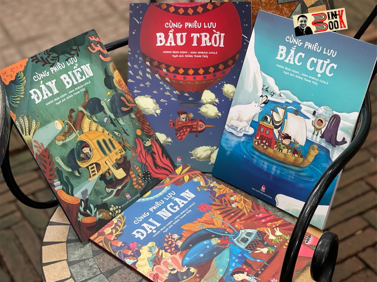 Cùng phiêu lưu: cùng phiêu lưu đáy biển, cùng phiêu lưu đại ngàn, cùng phiêu lưu bầu trời, cùng phiêu lưu bắc cực - nxb kim đồng