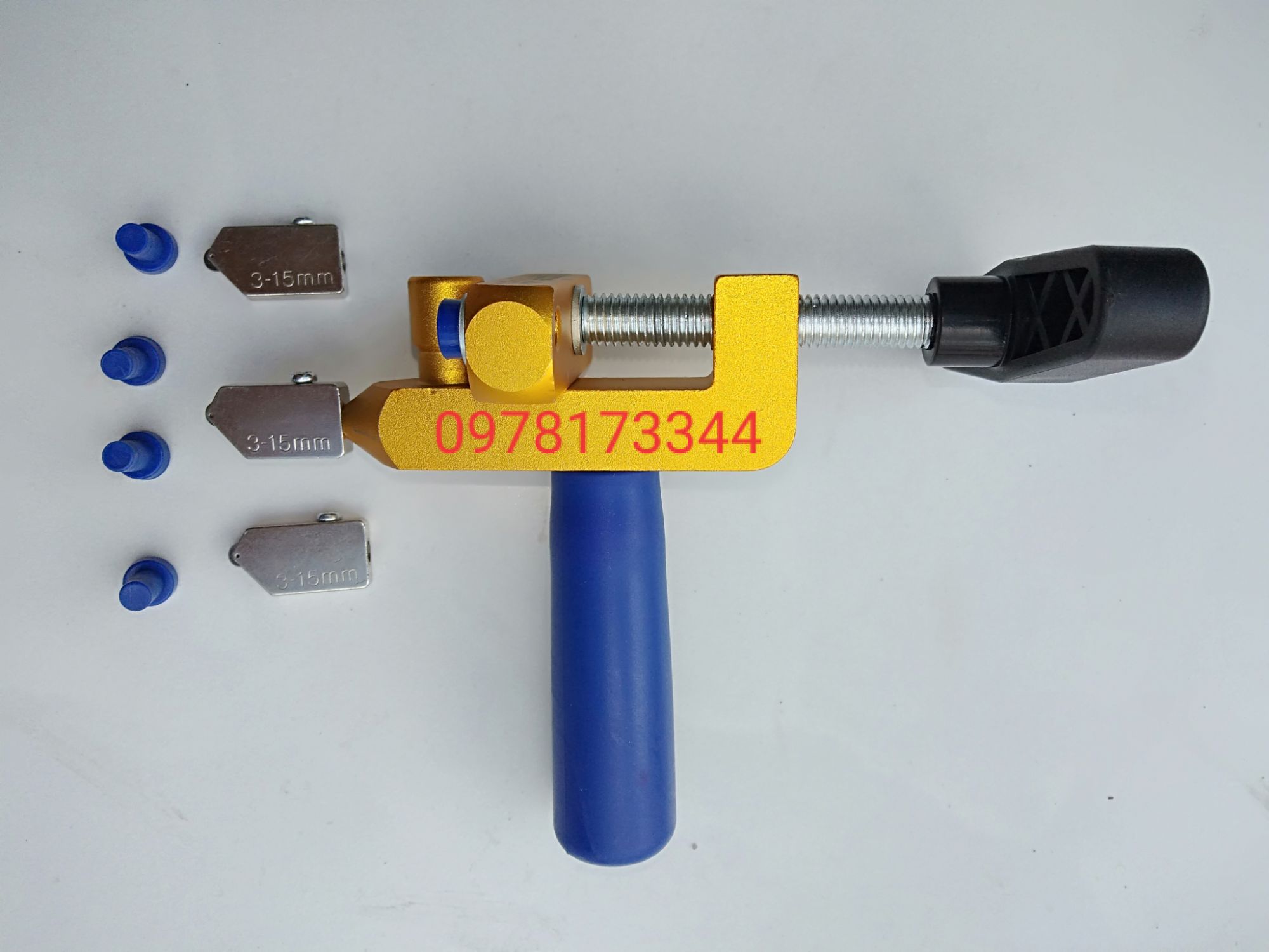 dao cắt và bẻ gạch men kèm theo 3 lưỡi