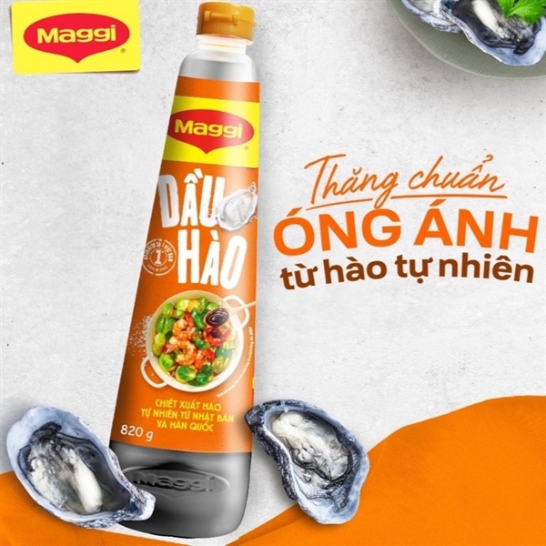Dầu hào Maggi đậm đặc chai 820g