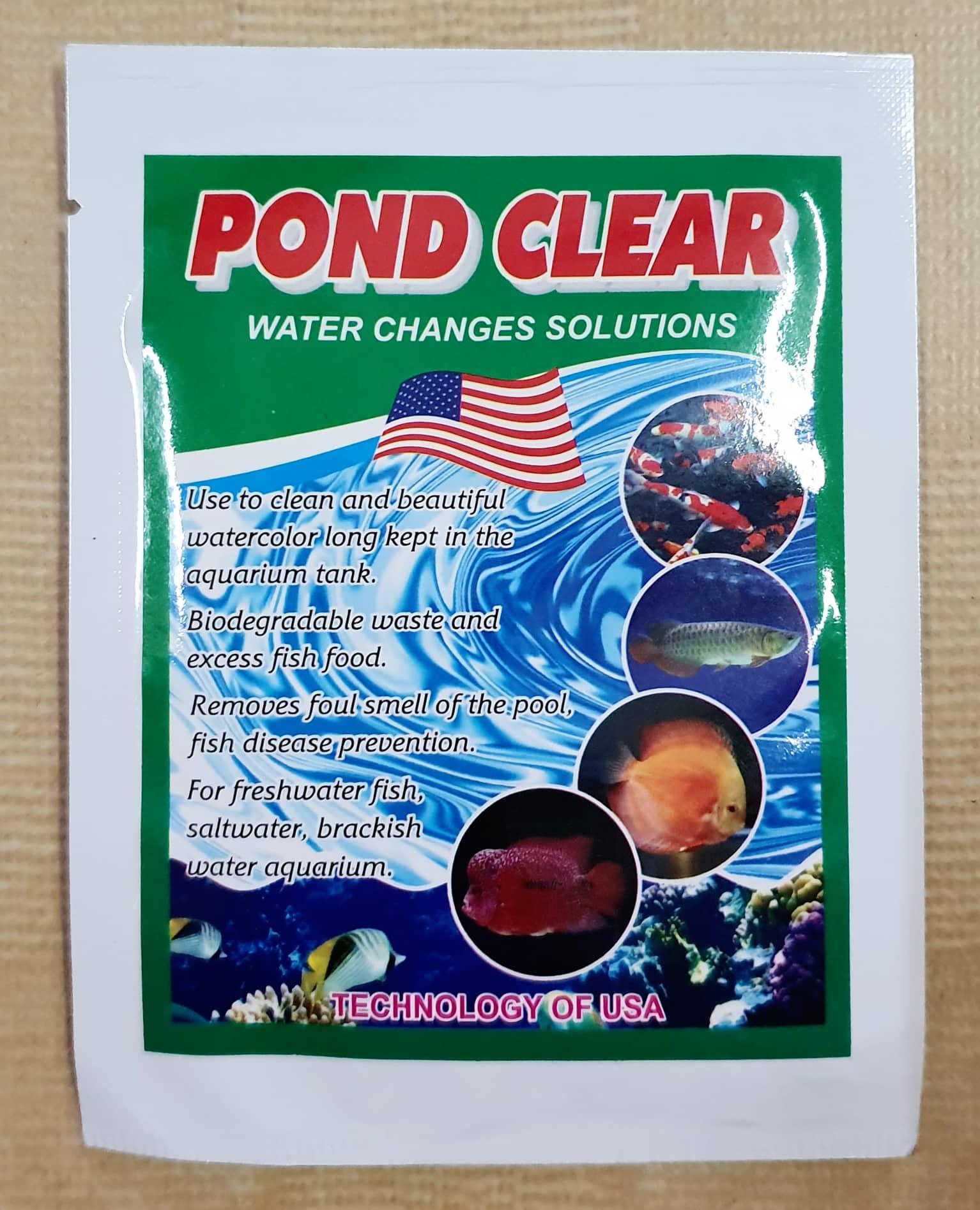 POND CLEAR: Men vi sinh cho cá cảnh