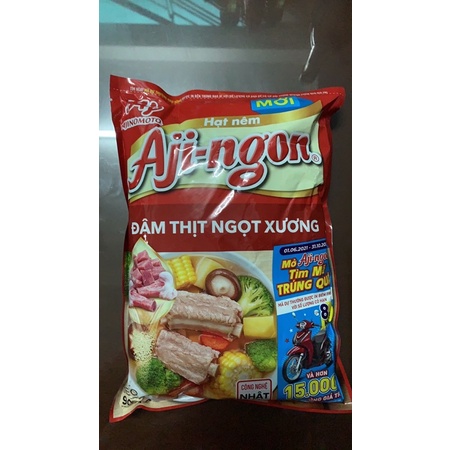 [Free Ship] - Hạt nêm Aji-ngon ngọt đậm đà gói 900g