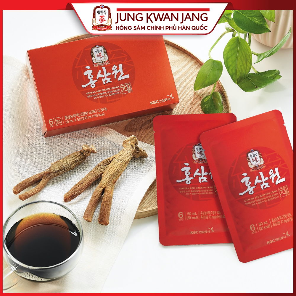 Nước Hồng Sâm Won Hàn Quốc KGC Jung Kwan Jang (Hộp 15, 30 gói)