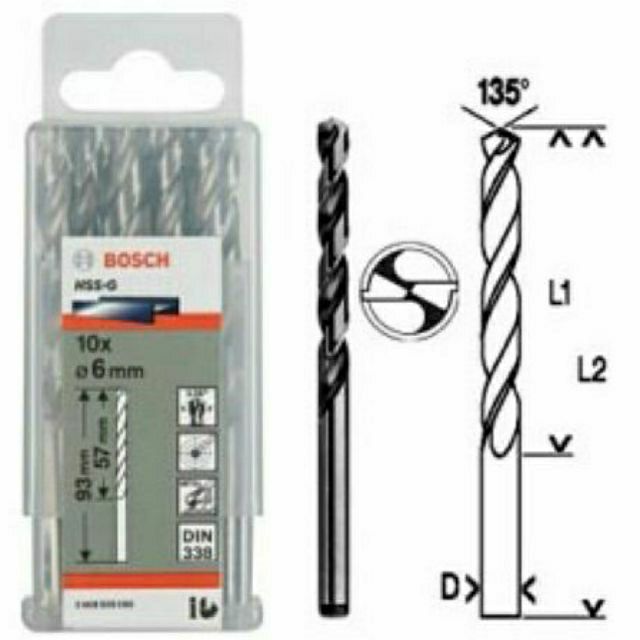 Mũi khoan bosch xịn từ 2=>7