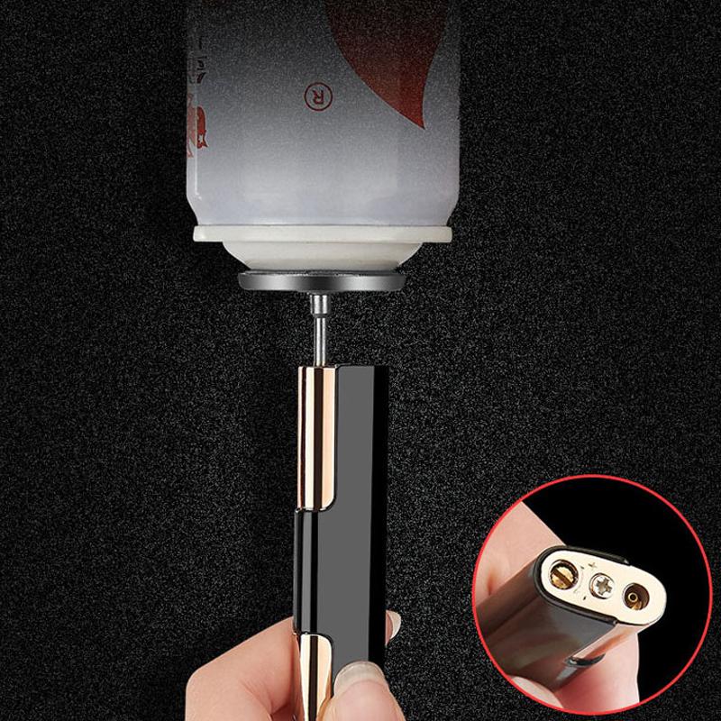Hộp Quẹt Bật Lửa gas khò Aomai 108 (Đen)