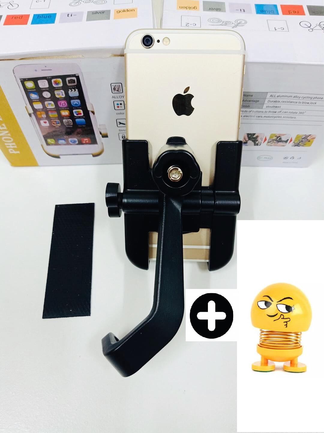 Giá đỡ kẹp điện thoại kim loại C2 tặng kèm emoji