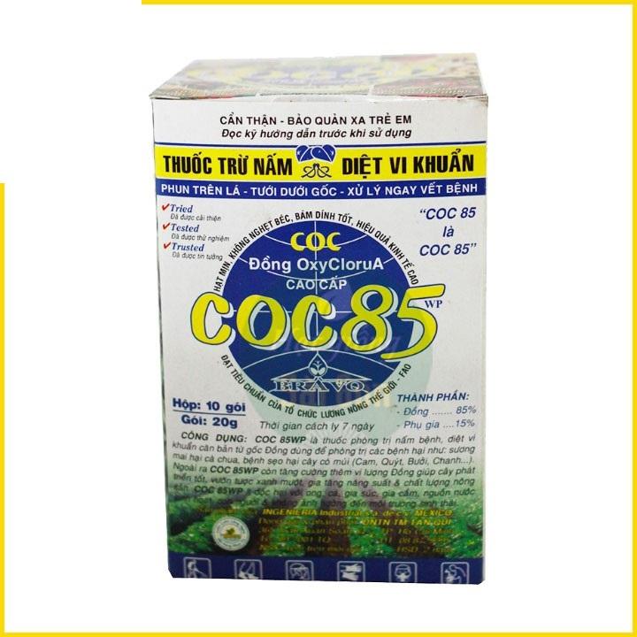 Thuốc trừ bệnh Coc 85 gói 20gr phân bón Bình Tiên