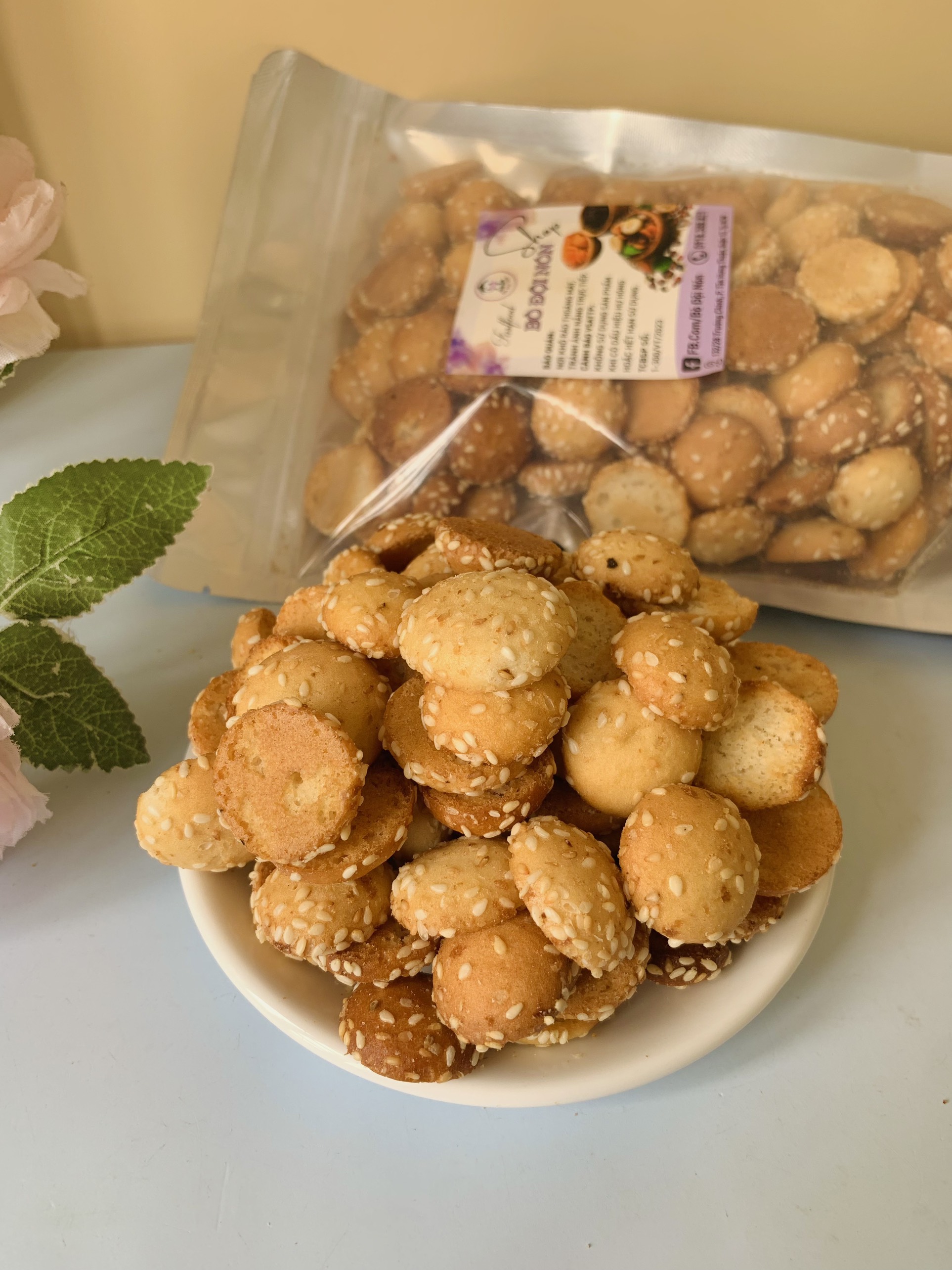250G Bánh Nhện Mè Bò Đội Nón