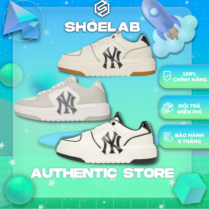 [CHÍNH HÃNG] [SHOESLAB] Giày  L i n e r Chunky, Giày  Cổ Thấp NY, Full Box Tag "Black White"