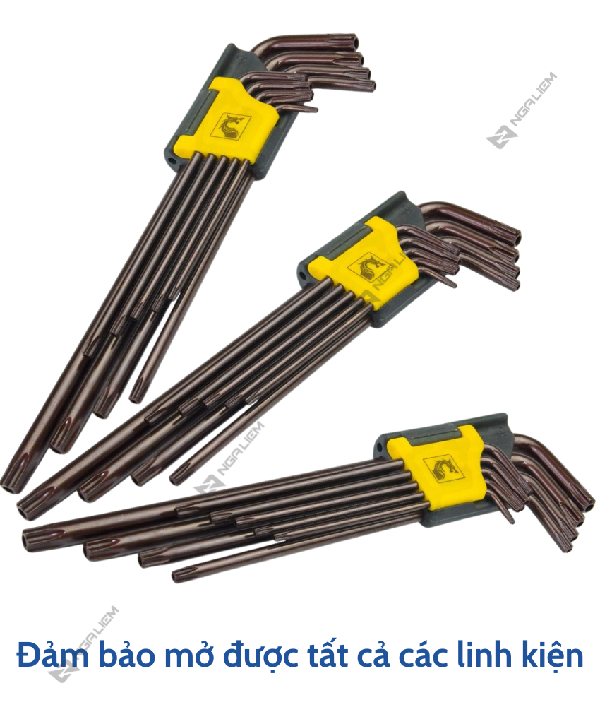 Bộ lục giác S2 9 món LS+ (Bông – Bi Dài)