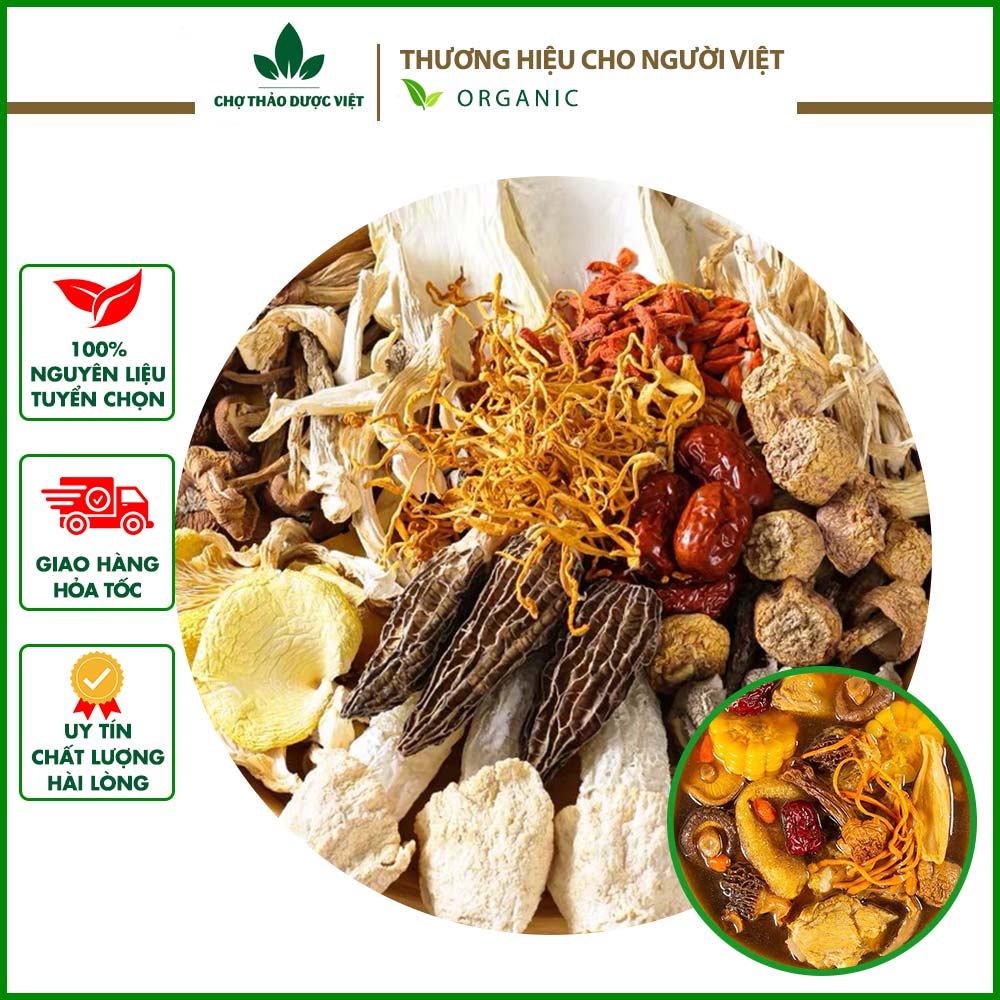Gói lẩu nấm quý 100g - chợ thảo dược việt