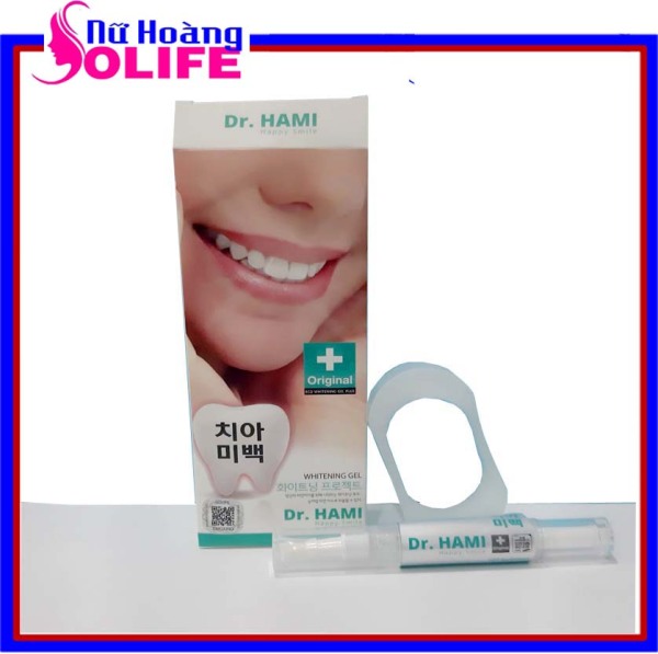 [NHẬP NGOẠI] Chăm sóc răng miệng Gel trắng răng Dr. HAMI - Nữ Hoàng Solife - nhập khẩu từ Hàn Quốc - chiết xuất hoàn toàn từ thiên  nhiên giúp trắng răng - thơm miệng - loại bỏ mảng bám - phục hồi men răng