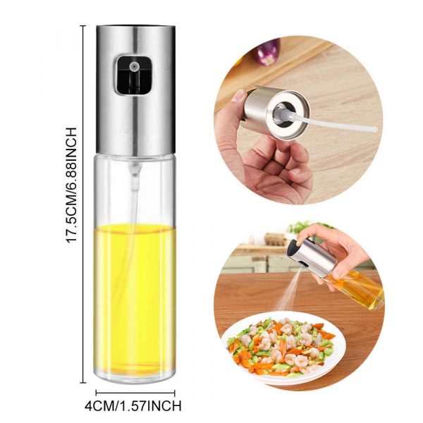 Bình xịt dầu ăn thuỷ tinh 100ml