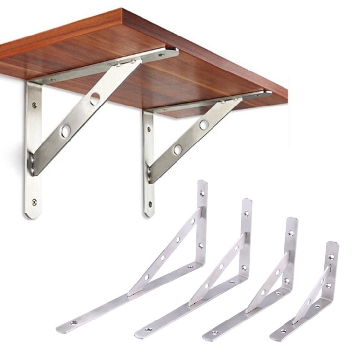 GIÁ ĐỠ KỆ TREO TƯỜNG INOX SUS304