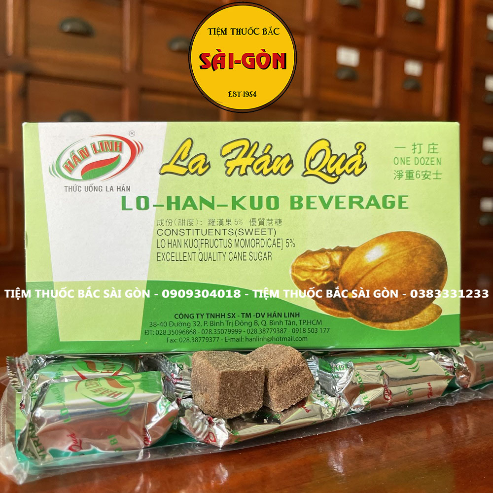 La Hán Quả Hòa Tan Hán Linh Hộp 24 Viên